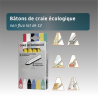 Lot de 12 Bâtons de Craie Écologique Non Fluo Biodégradable Temporaire